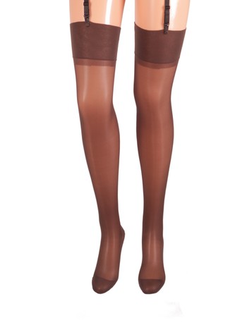 Bahner Compression Stockings fine 70 mocca