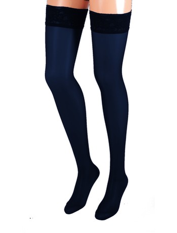 Bahner Compression Hold-Ups 40 navy