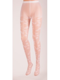 Bonnie Doon Floral Lace Tights