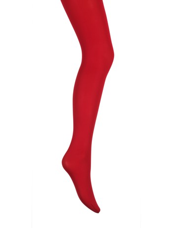 Bonnie Doon Basic Opaque Tights for Children carmine