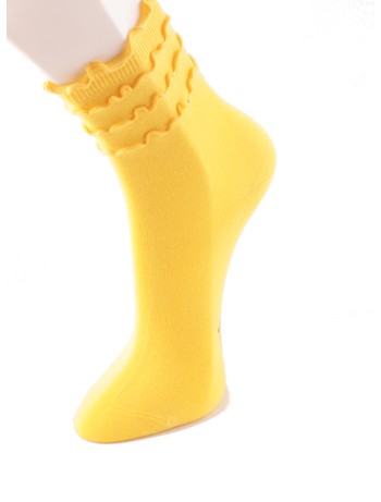 Bonnie Doon Frou Frou Children's Socks banana