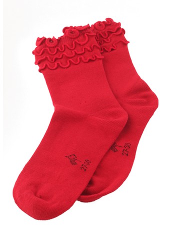 Bonnie Doon Frou Frou Children's Socks strawberry