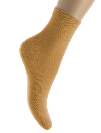 Bonnie Doon Pure Cotton Socks sand