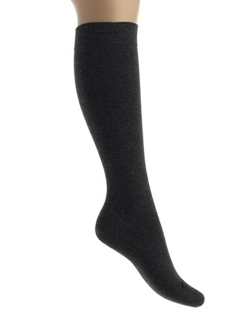 Bonnie Doon Cotton Knee High Socks black