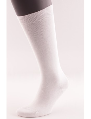 Bonnie Doon Cotton Knee High Socks white