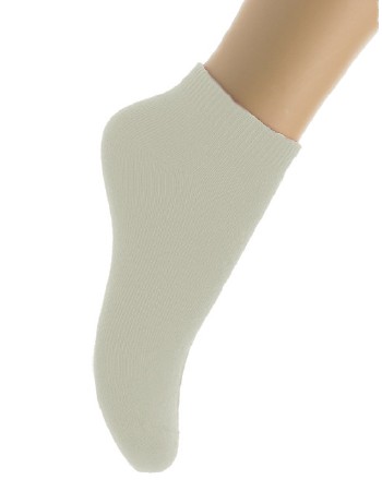 Bonnie Doon Cotton Ankle Socks for Children off white