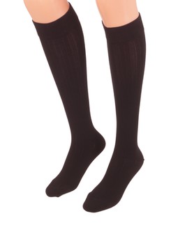 Bonnie Doon 7x1 Ribbed Knee High Socks