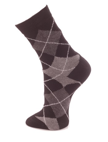 Bonnie Doon Argyle Socks for Children black