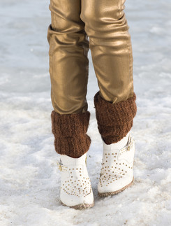 Bonnie Doon Soft & Shiny Leg Warmers