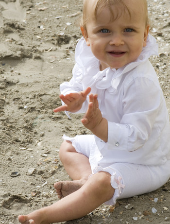 Bonnie  Doon Cute Baby Shorts white
