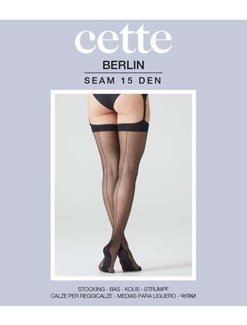 Cette Berlin Back Seamed Stockings 15DEN 