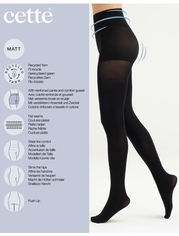 Cette Opaque Control Shaping Tights 