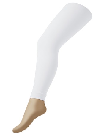 Camano fashion cotton leggins for children white