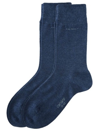 Camano CA-Soft cottons sox with Two-Pack anthracite melange