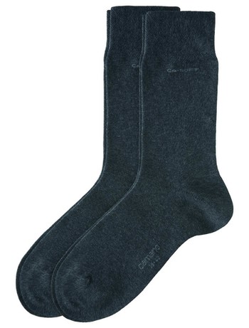 Camano CA-Soft cottons sox with Two-Pack dark brown