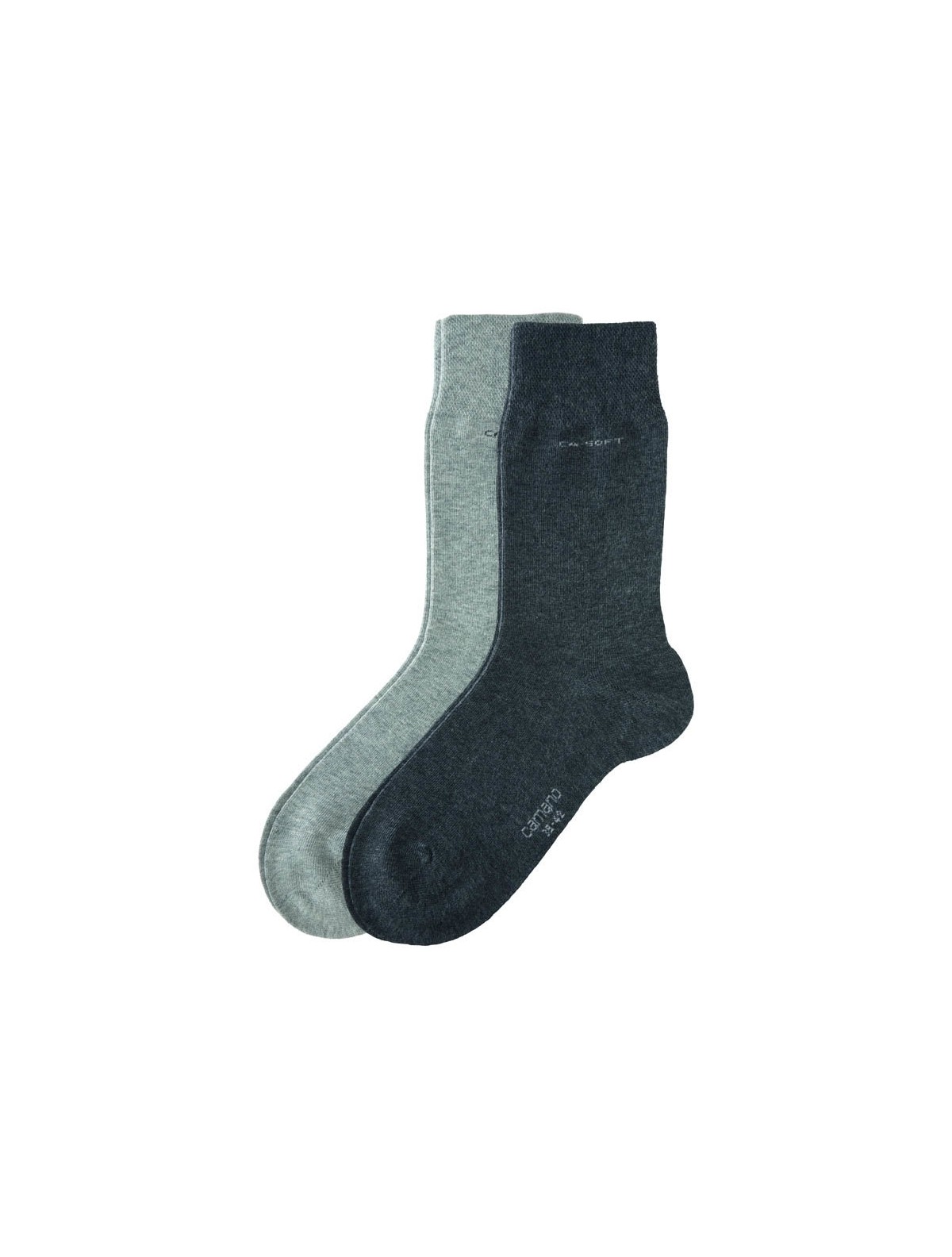 Camano CA-Soft cottons socks with pressure-free top 2-pack