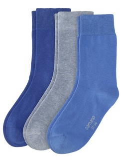 Camano 3 Pack Children's Cotton Socks