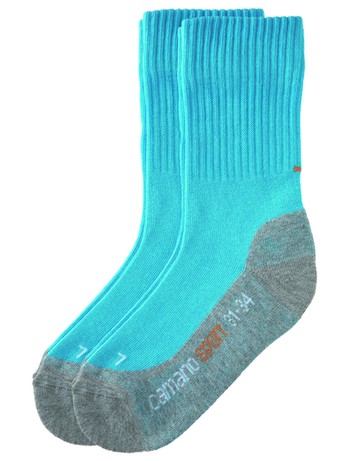 Camano Children Sport Socks Double Pack turquoise