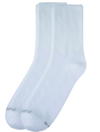 Camano unisex sport socks 2pairs white