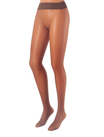 Cecilia de Rafael 15 Sevilla Libero seamless tights chocolate