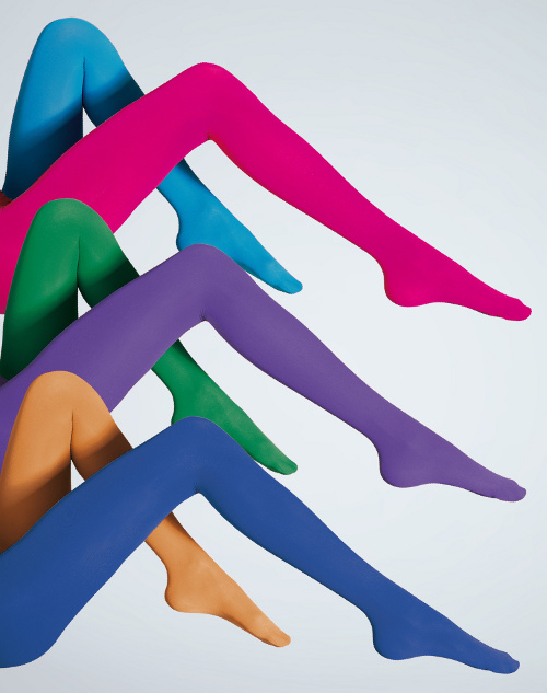 Cecilia de Rafael Samburu - New Chacal: Matte & Colorful, 50 Den tights.