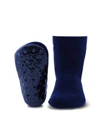 Ewers Stoppi Children's House Socks navyblue