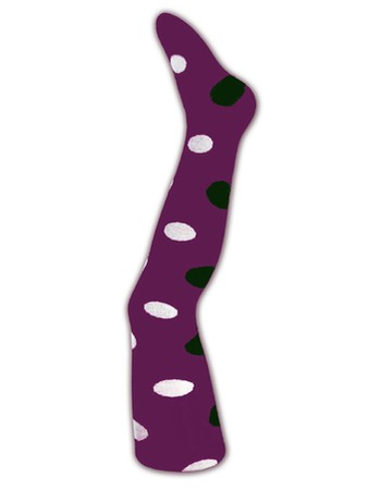 Ewers Big Polka Dots Baby and Children's Tights old orchid