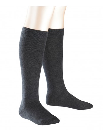 Falke Family Children Knee High Socks anthracite mel.