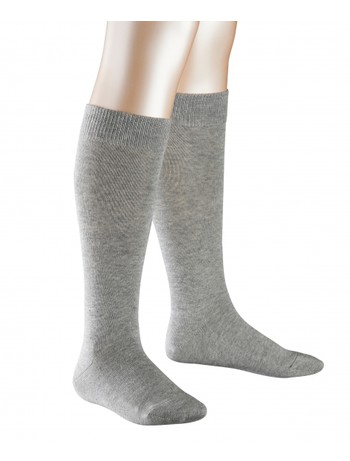 Falke Family Children Knee High Socks light grey mel.