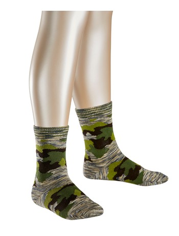 Falke Camouflage Children Socks nutmeg mel.