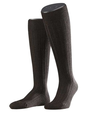 Falke Casual Men's Knee Highs dark brown