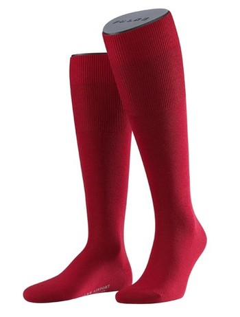 Falke Airport Men's Knee High Socks scarlet