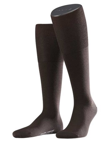 Falke Airport Men's Knee High Socks brown