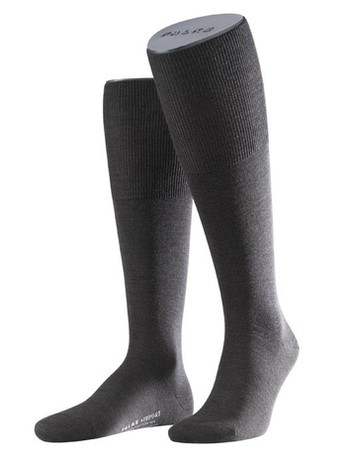 Falke Airport Men's Knee High Socks dark brown