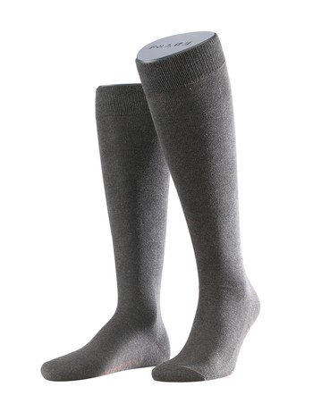 Falke Family Men's Knee High Socks dark brown