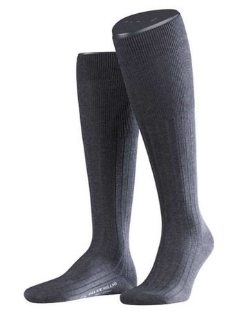 Falke Milano Men's Knee High Socks anthracite melange