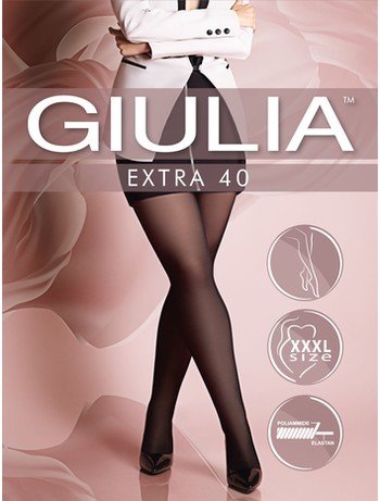 Giulia Extra 40 Compression Tights Plus Size 