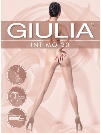 Giulia Intimo 20 Crotchless Tights 