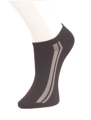 Giulia Black Sneaker Socks nero