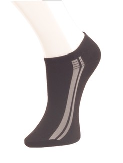 Giulia Black Sneaker Socks