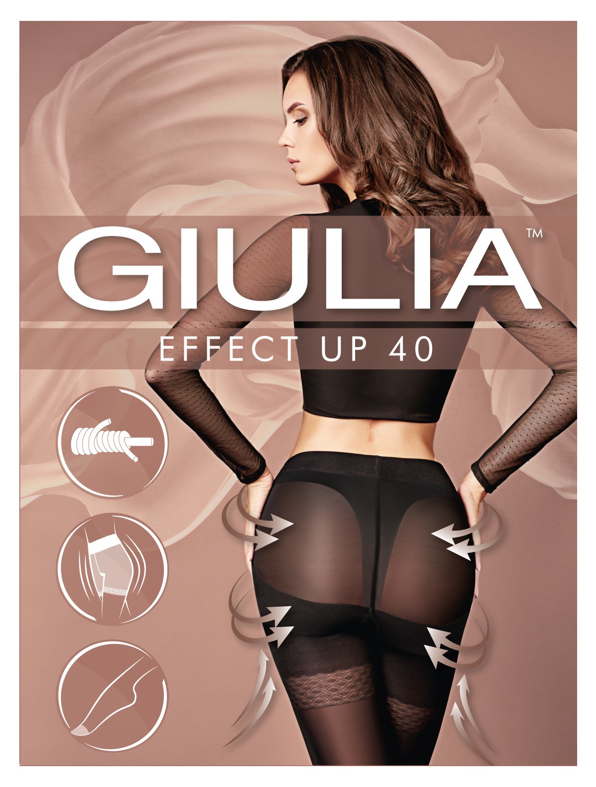 Up Tights Shapewear Giulia 40 Effect