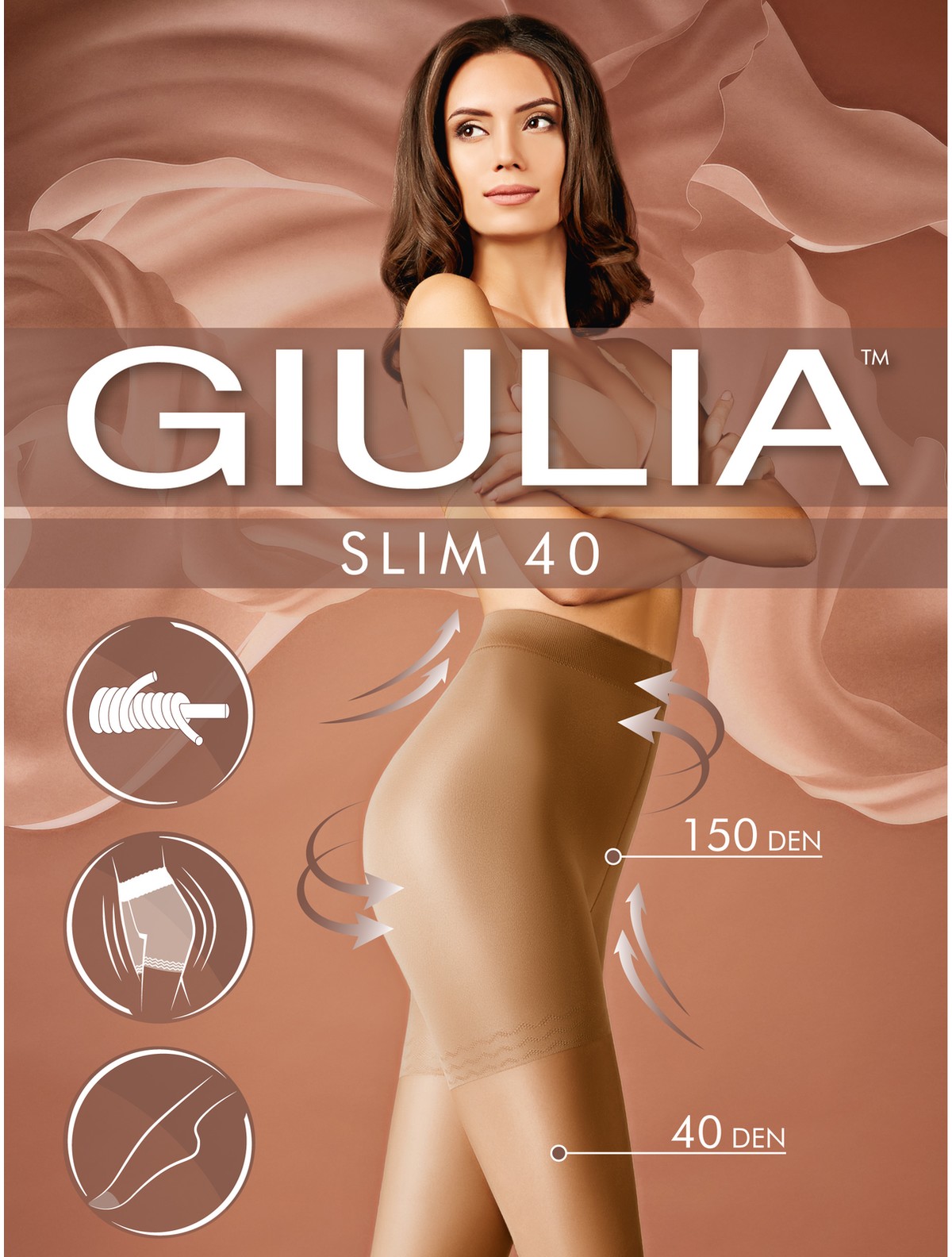 Giulia Effect Up 40 Shapewear Tights