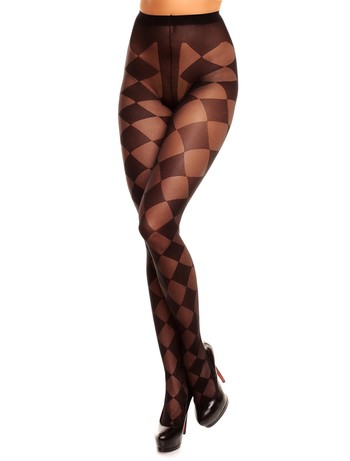 Glamory Diamond 20 Plus Size Tights black