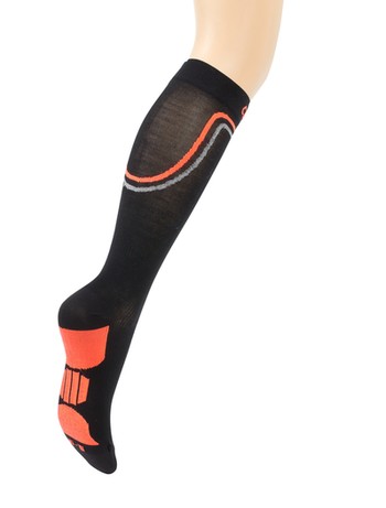 Compressana Sport Inverno Functional Knee High Socks black