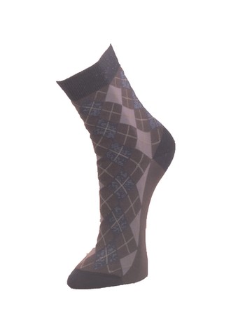 Giulia Argyle Cotton Socks iron