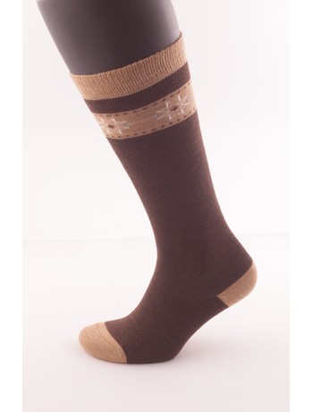 Hudson Kids Fashion Cozy Norwegian Knee High Socks dark-hazel