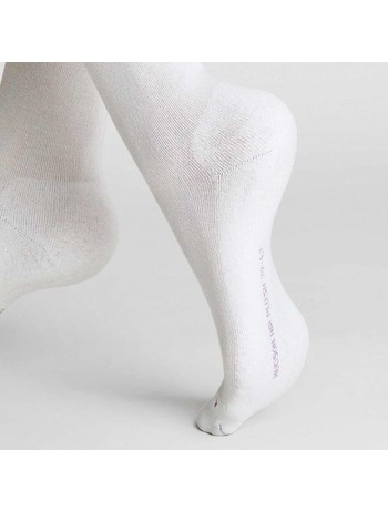 Hudson Air Plush Socks with Plush Sole white