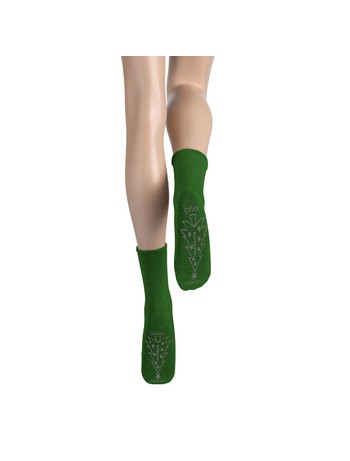 Hudson Trend XMas Homesocks Lawn (Green)