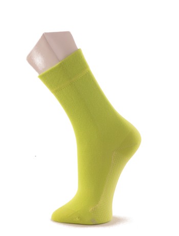 Hudson Relax Cotton Dry socks green-lemon