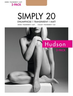 Hudson Simply 20 Double Pack of sheer Tights